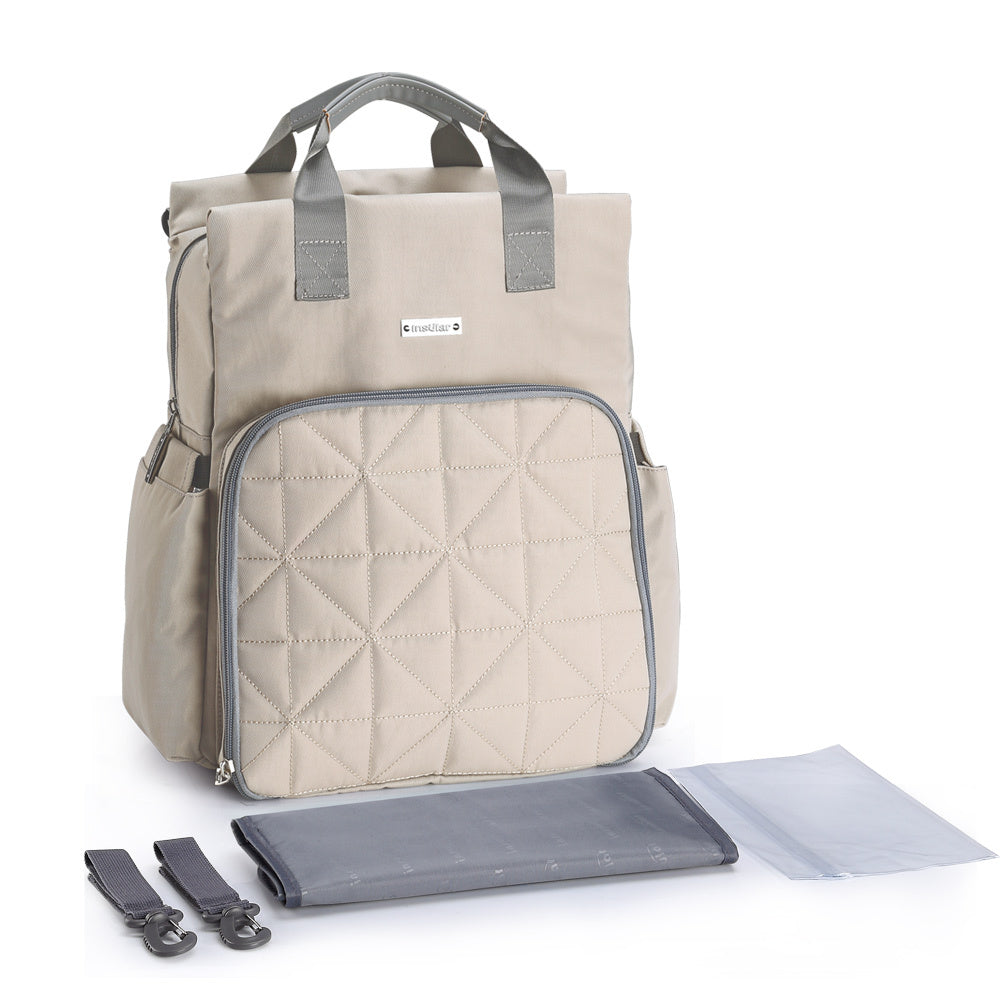 Multi-Compartment Diaper Backpack
