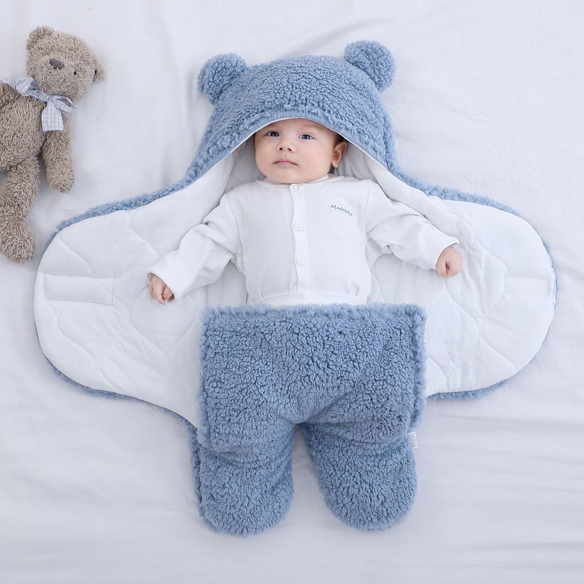 Coated Baby Newborn Baby Sleeping Bag Anti-Scare Swaddling Baby Supplies For Newborn Baby