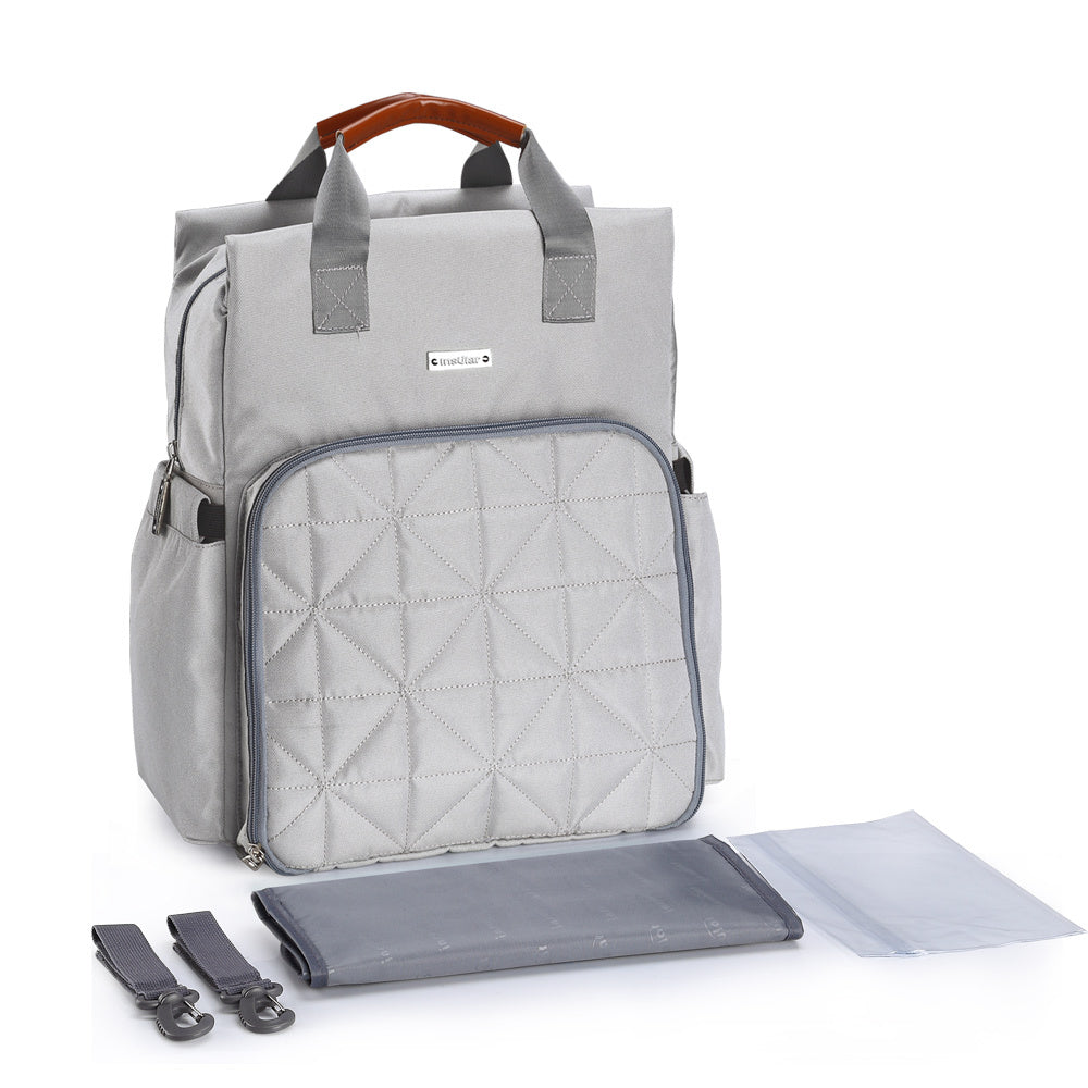 Multi-Compartment Diaper Backpack