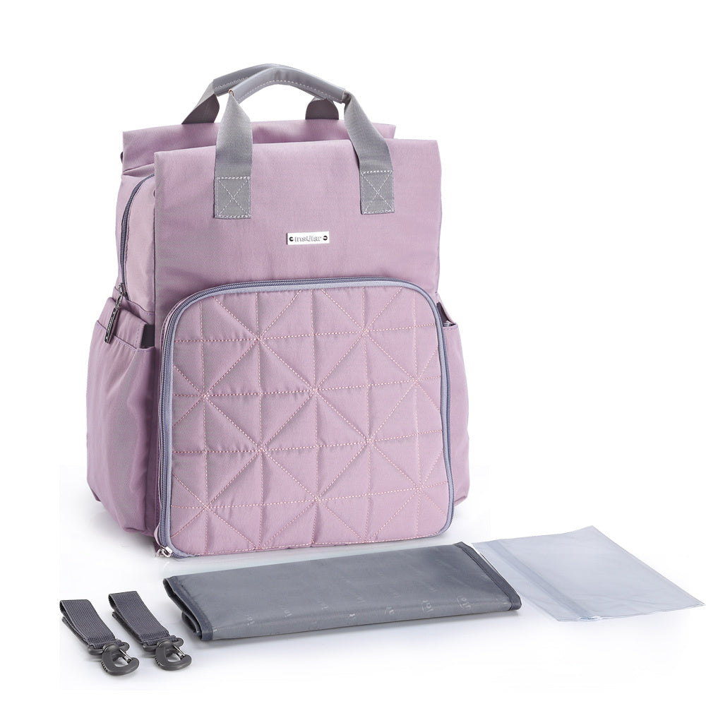 Multi-Compartment Diaper Backpack